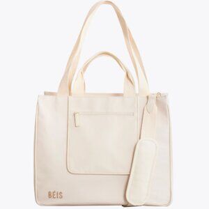 EUC - BEIS The East To West Tote in Beige